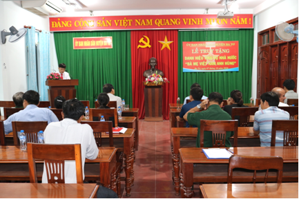 Ủy ban nhân dân huyện Ba Tơ tổ chức Lễ truy tặng danh hiệu vinh dự Nhà nước 