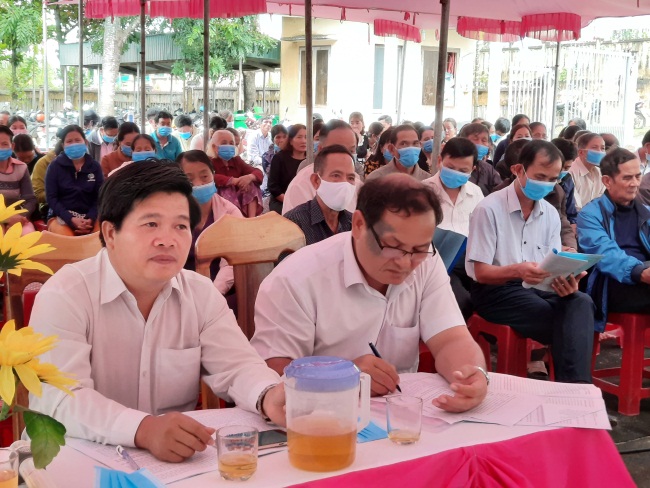 Khu dân cư Nam Hoàn Đồn, thị trấn Ba Tơ tổ chức điểm Ngày hội Đại đoàn kết toàn dân tộc năm 2020