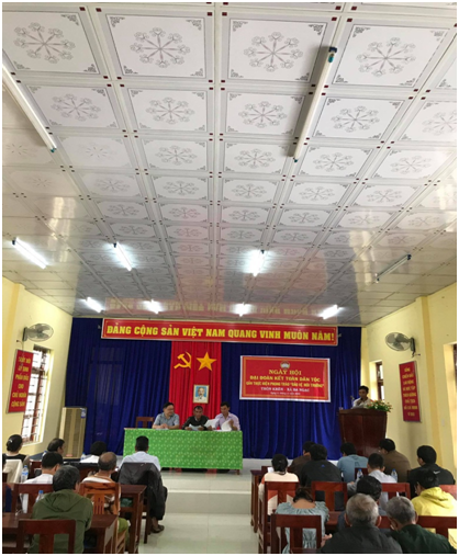 KDC KRên xã Ba Ngạc tổ chức Ngày hội Đại đoàn kết toàn dân tộc