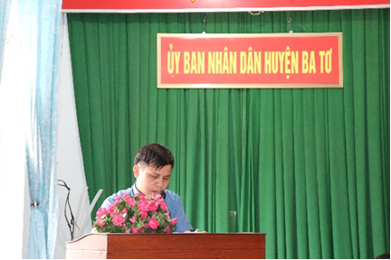 Ủy ban nhân dân huyện Ba Tơ tổ chức họp triển khai công tác chuẩn bị bầu cử đại biểu Quốc hội khóa XV và bầu cử đại biểu Hội đồng nhân dân các cấp nhiệm kỳ 2021-2026
