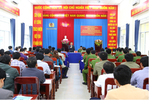 Ban Chỉ đạo 138 huyện Ba Tơ tổ chức hội nghị tổng kết công tác Phong trào toàn dân bảo vệ an ninh Tổ Quốc năm 2020, triển khai công tác năm 2021