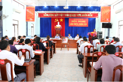 Huyện ủy Ba Tơ tổ chức Hội nghị cán bộ chủ chốt và Hội nghị lần thứ 9, Ban Chấp hành Đảng bộ huyện khóa XIX