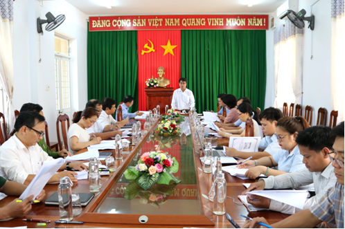 Ủy ban Bầu cử huyện Ba Tơ tổ chức phiên họp thứ lần 2