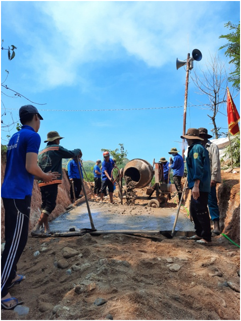 Đoàn Huyện Ba Tơ tổ chức ra quân Chiến dịch Thanh niên tình nguyện hè năm 2021