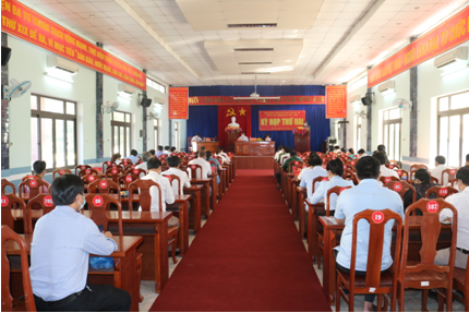 Huyện Ba Tơ tổ chức kỳ họp lần thứ 2 HĐND huyện, khóa XII, nhiệm kỳ 2021-2026