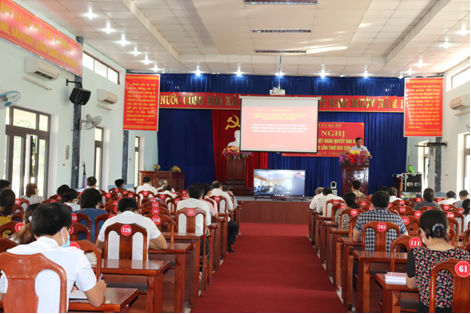 Huyện ủy Ba Tơ tổ chức Hội nghị học tập, quán triệt Nghị quyết Đại hội Đại biểu lần thứ XIII của Đảng