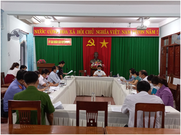 Thường trực HĐND huyện Ba Tơ tổ chức cuộc họp để đánh giá tình hình hoạt động HĐND huyện 9 tháng đầu năm, triển khai nhiệm vụ 3 tháng cuối năm 2021