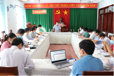 UBND huyện Ba Tơ làm việc với Ủy ban MTTQVN và các đoàn thể Chính trị - Xã hội về việc phối hợp giải quyết các ý kiến, kiến nghị của cử tri
