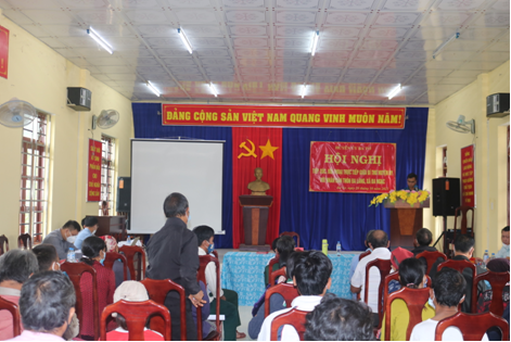 Hội nghị tiếp xúc đối thoại trực tiếp giữa Bí thư Bí thư Huyện ủy với nhân dân thôn Ba Lăng, xã Ba Ngạc