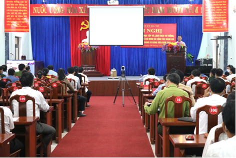 Hội nghị triển khai chuyên đề học tập và làm tư tưởng, đạo đức, phong cách Hồ Chí Minh về ý chí tự lực, tự cường và khát vọng phát triển đất nước phồn vinh, hạnh phúc