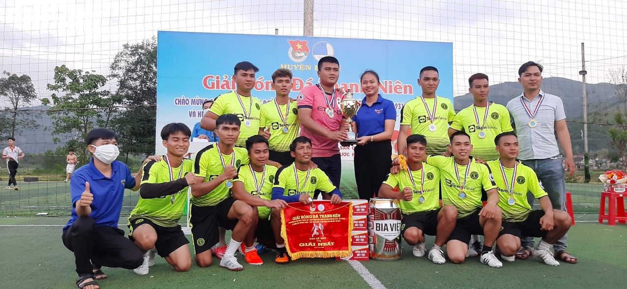 Huyện Đoàn Ba Tơ tổ chức Bế mạc giải bóng đá thanh niên năm 2022