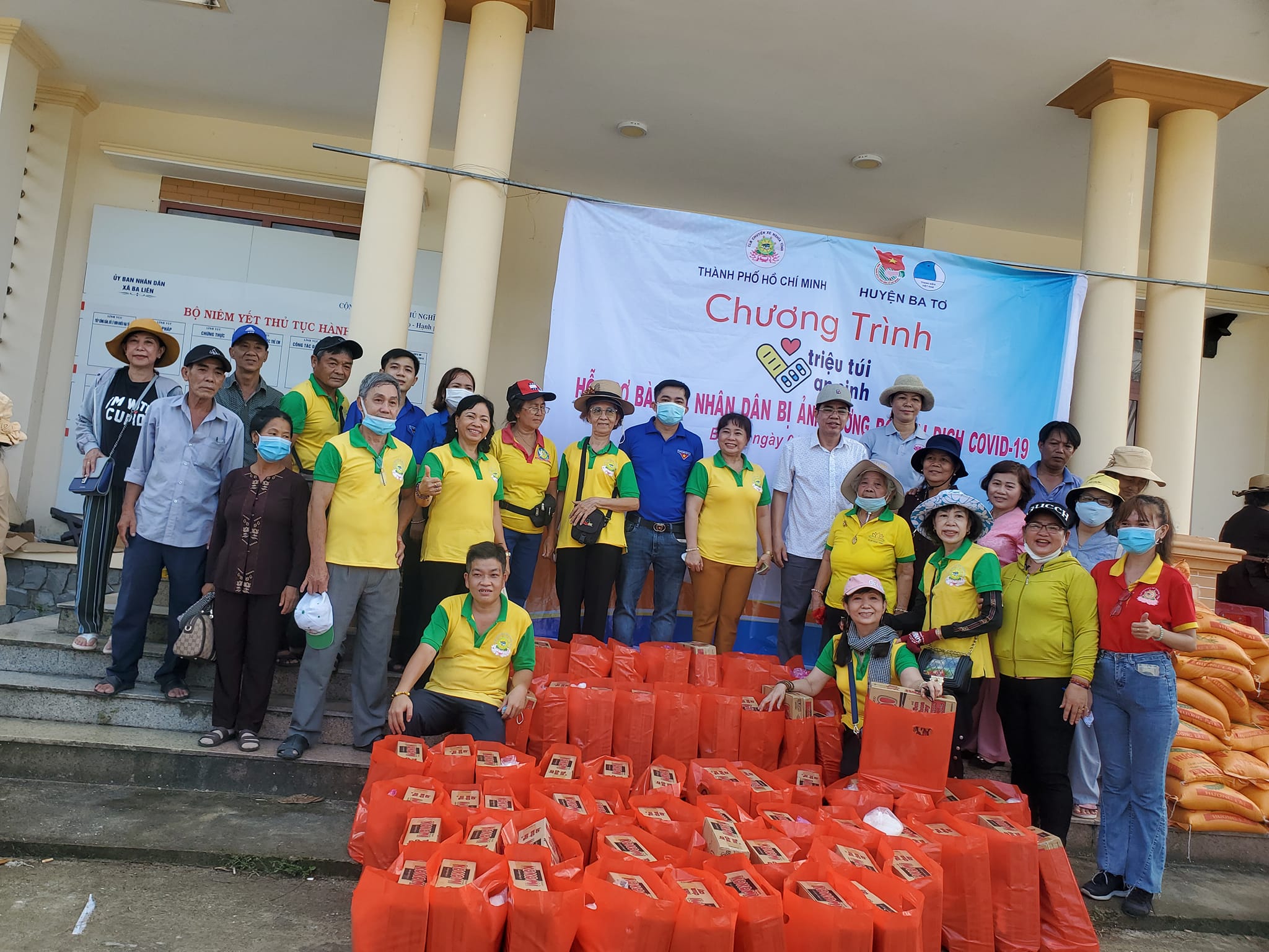 Huyện Đoàn – Hội Liên hiệp thanh niên Việt Nam huyện Ba Tơ phối hợp tổ chức chương trình triệu túi an sinh năm 2022