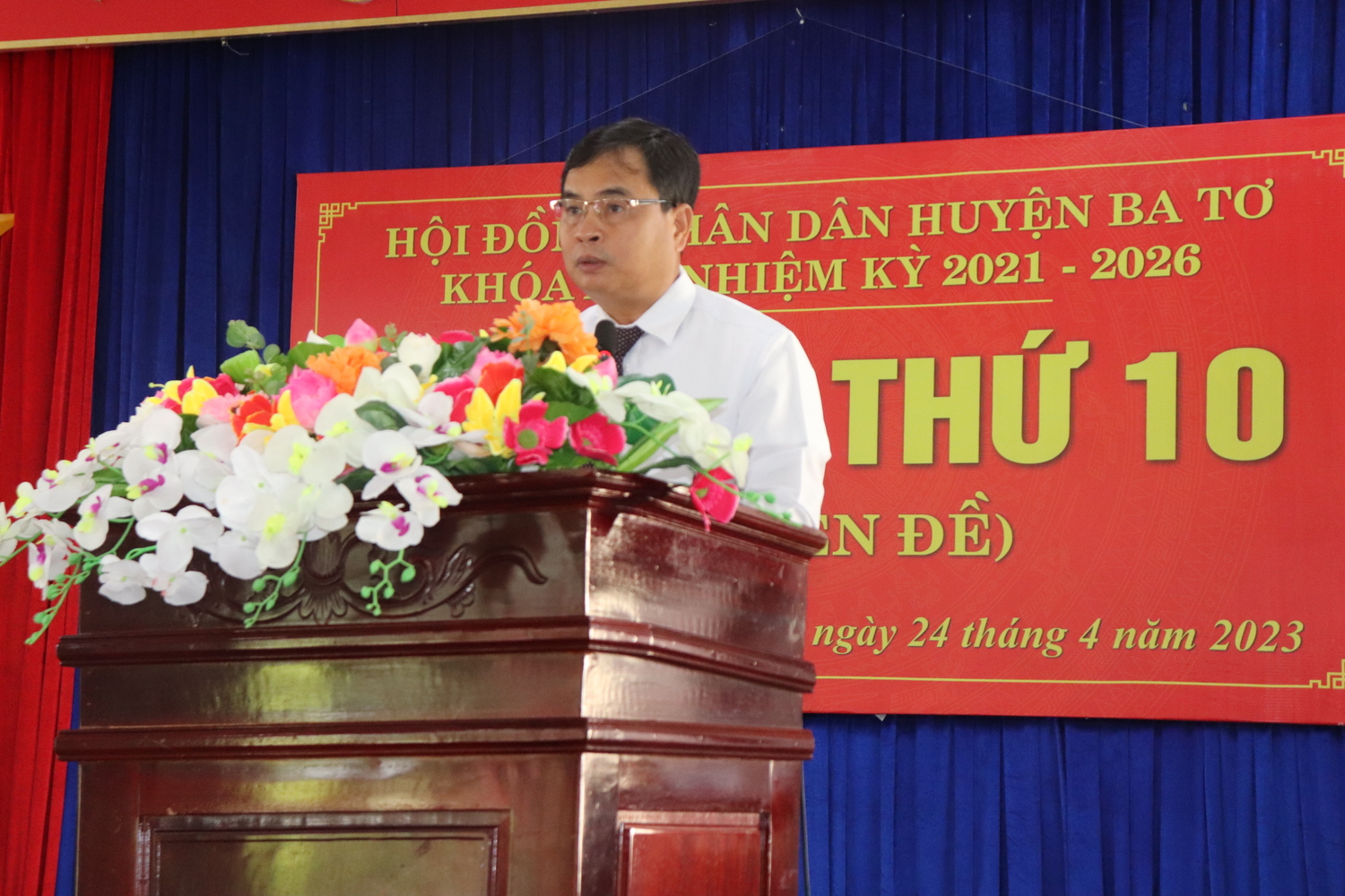 Hội đồng nhân dân huyện Ba Tơ tổ chức kỳ họp thứ 10