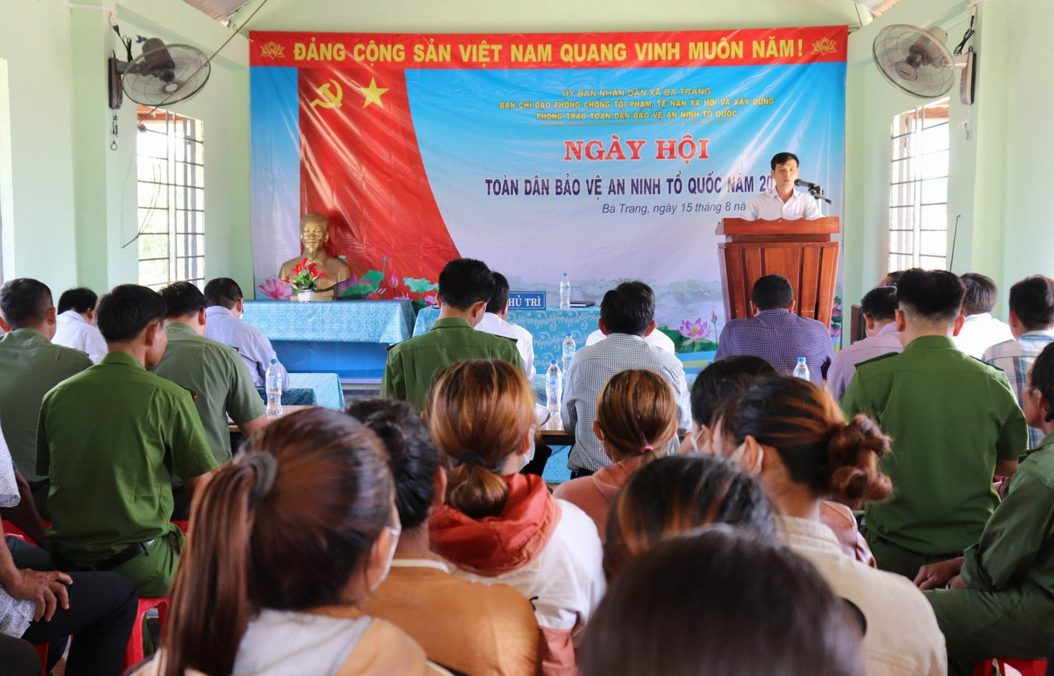 Xã Ba Trang tổ chức ngày hội toàn dân bảo vệ an ninh Tổ quốc