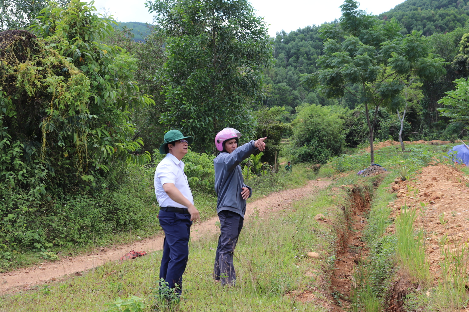 Kiểm tra công tác phòng, chống thiên tai và tìm kiếm cứu nạn tại xã Ba Trang