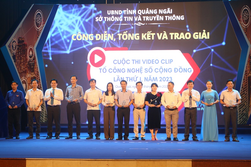 Xã Ba Tô đạt giải khuyến khích về tiêu chí ý nghĩa, hiệu quả thông điệp tại cuộc thi video clip Tổ công nghệ số cộng đồng lần thứ I - năm 2023