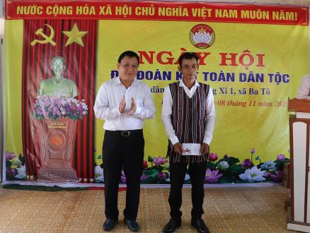Nhiều hoạt động diễn ra trong Ngày hội Đại đoàn kết toàn dân tộc tại các khu dân cư trên địa bàn huyện Ba Tơ
