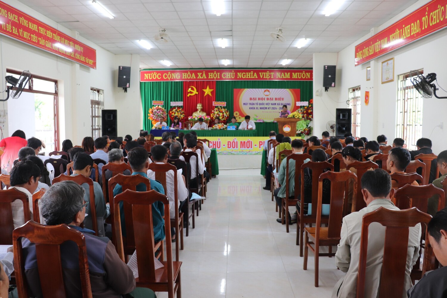 Đại hội Đại biểu Mặt trận Tổ quốc Việt Nam xã Ba Cung lần thứ XI, nhiệm kỳ 2024 - 2029