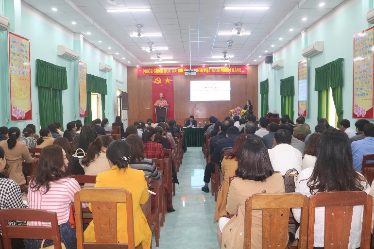 Phòng Giáo dục và Đào tạo huyện Ba Tơ tổ chức hội nghị sơ kết học kỳ I và triển khai nhiệm vụ học kỳ II năm học 2023 – 2024