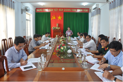 Đoàn Công tác của Tỉnh ủy Quảng Ngãi làm việc với Ban Thường vụ Huyện ủy Ba Tơ