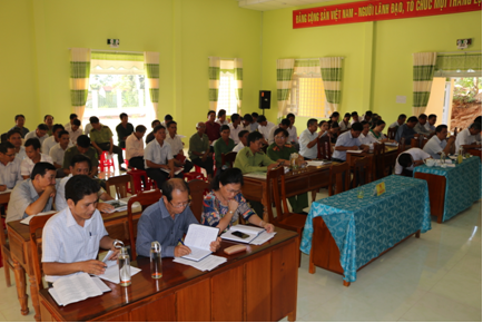 Tổ đại biểu HĐND tỉnh, huyện tiếp xúc cử tri với nhân dân 02 xã Ba Vinh và xã Ba Điền