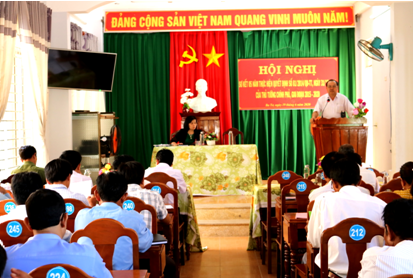 Ban Chỉ đạo 81 huyện Ba Tơ tổ chức Hội nghị sơ kết 5 thực hiện Quyết định số 81/2014/QĐ-TTg ngày 31/12/2014 của Thủ tướng Chính Phủ