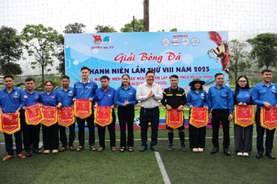 Khai mạc giải bóng đá thanh niên huyện Ba Tơ lần thứ VIII, năm 2025