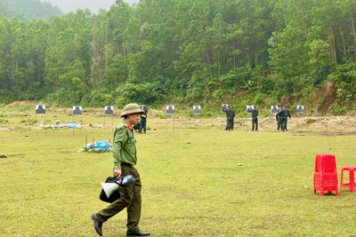 KIỂM TRA BẮN SÚNG QUÂN DỤNG NĂM 2025 TẠI KHU VỰC BA TƠ